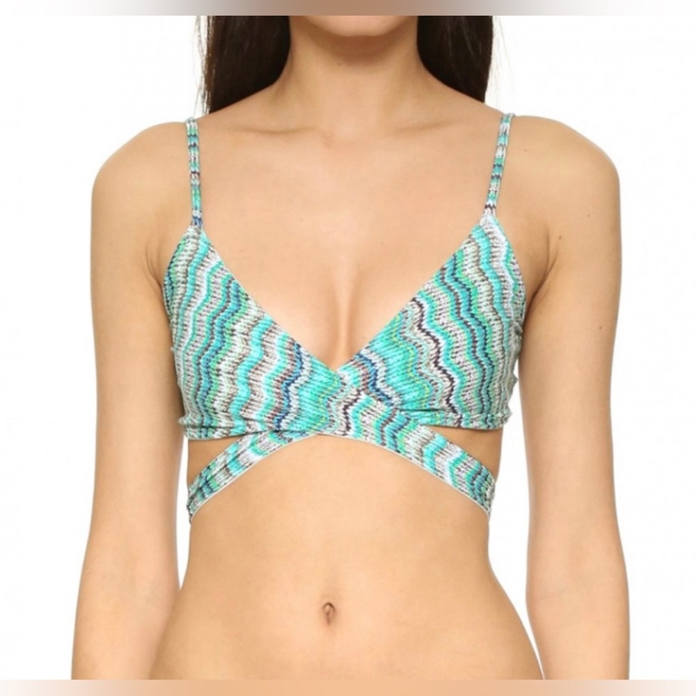 NWT - L*space Reversible Wrap Bikini Top Size Large